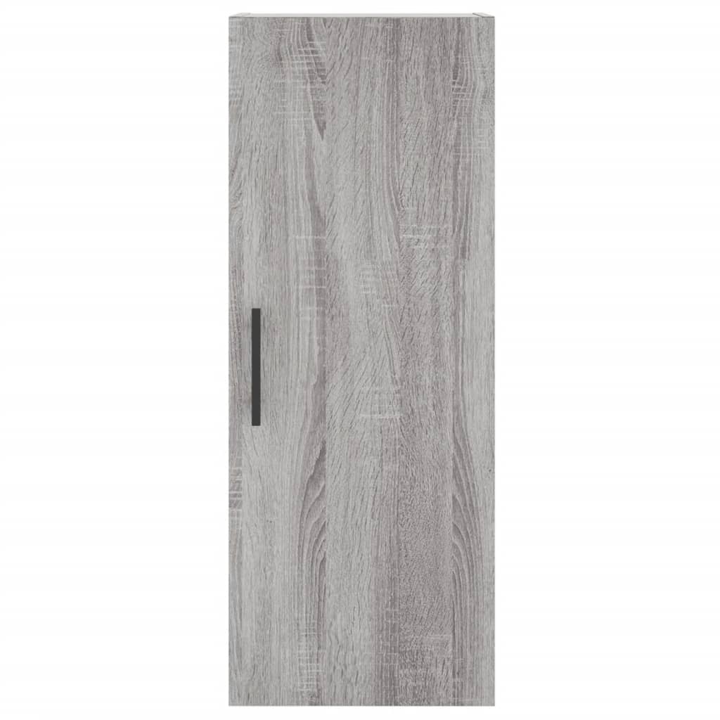 Visoka komoda siva sonome 34,5x34x180 cm od konstruiranog drva