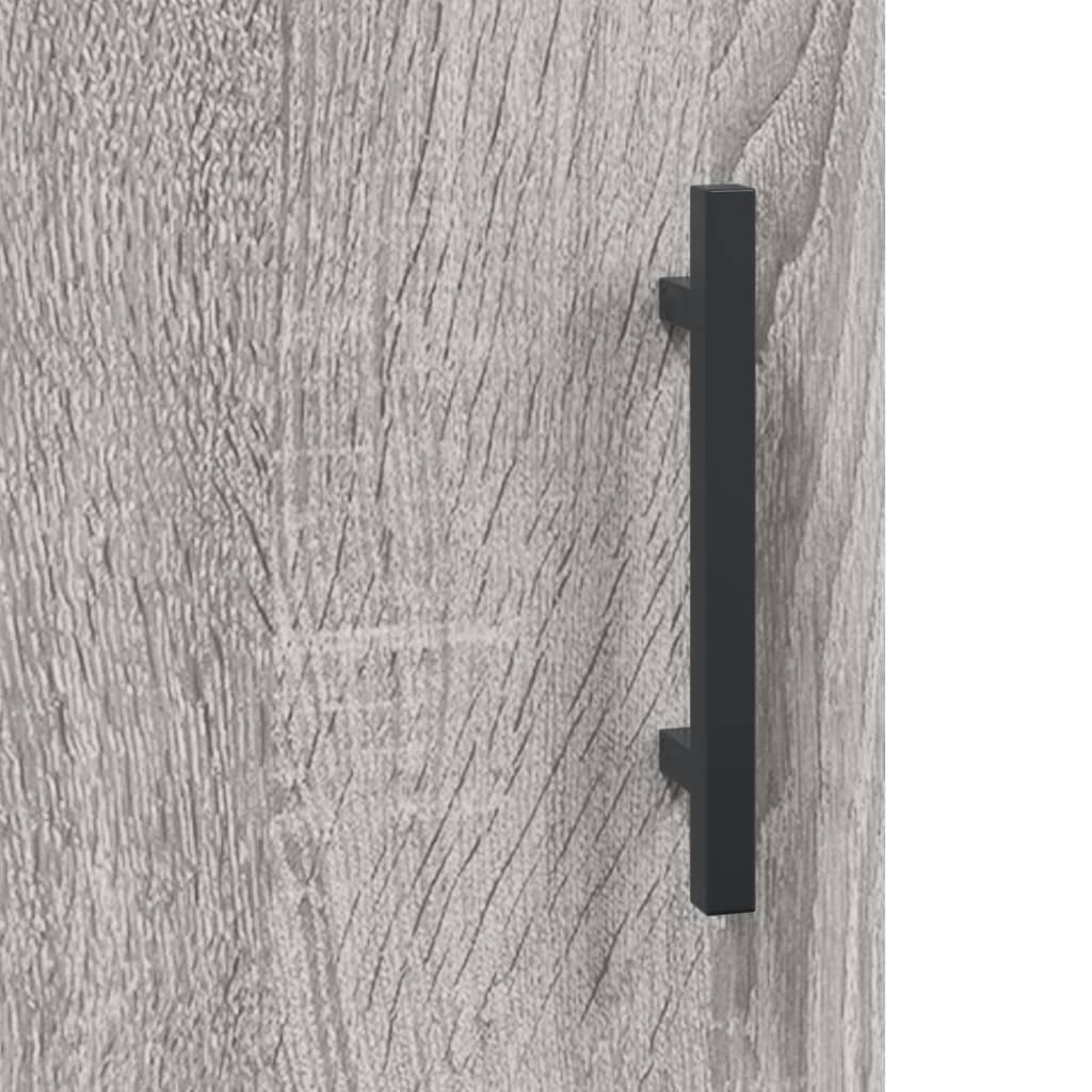 Visoka komoda siva sonome 34,5x34x180 cm od konstruiranog drva