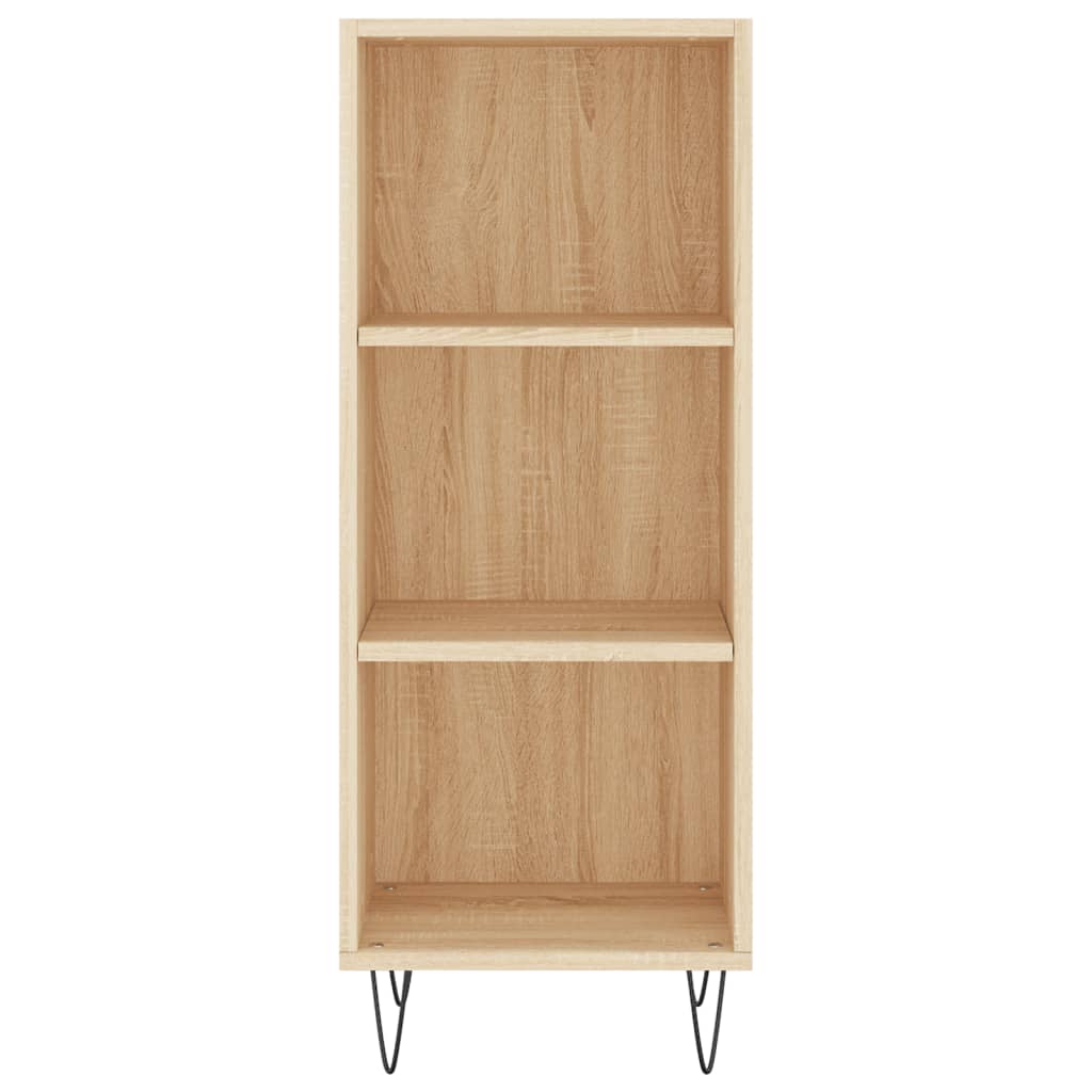 Visoka komoda hrasta sonome 34,5x34x180cm od konstruiranog drva