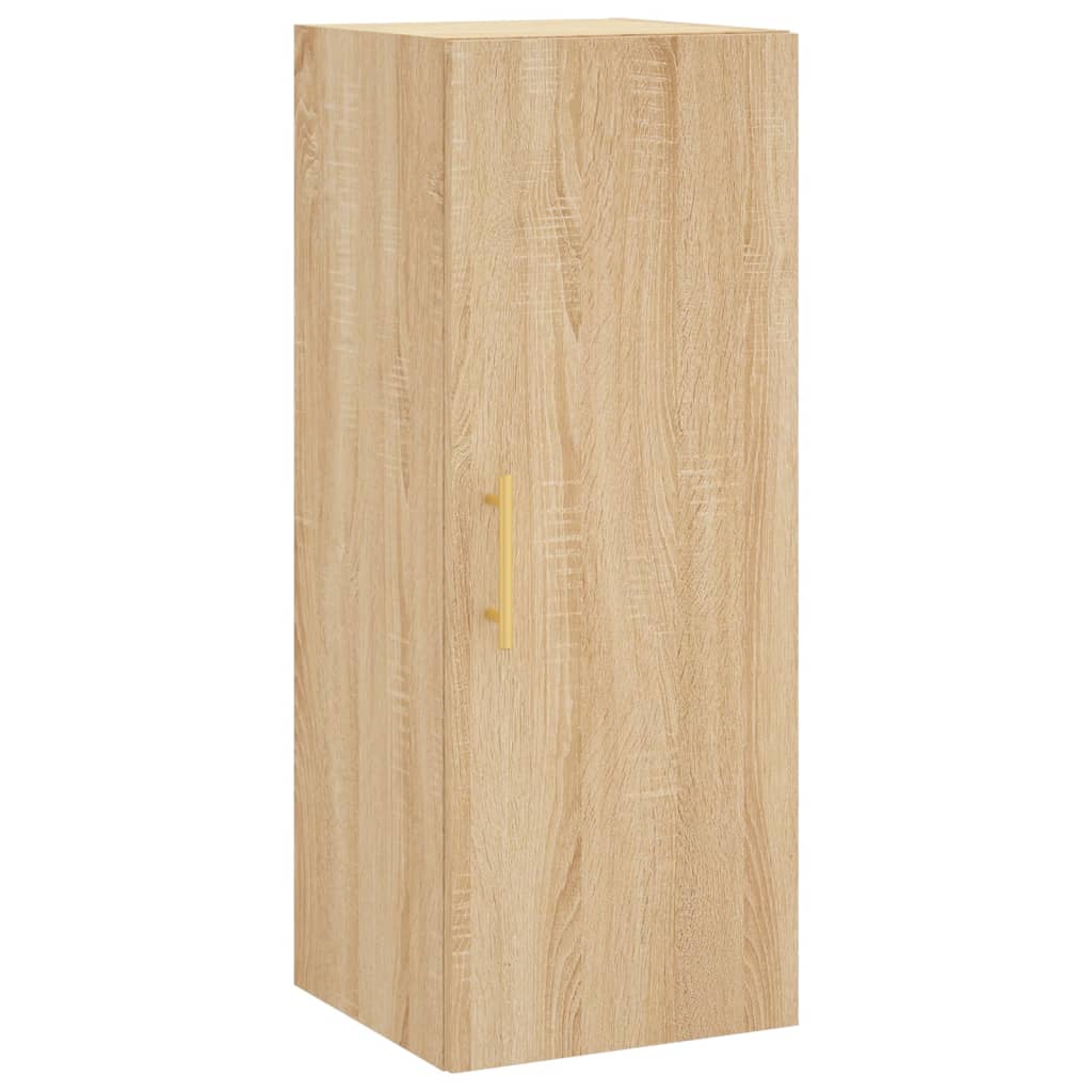 Visoka komoda hrasta sonome 34,5x34x180cm od konstruiranog drva