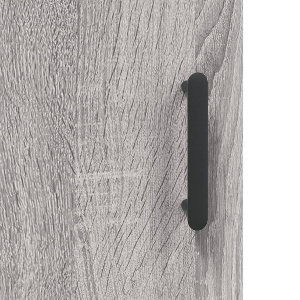 Visoka komoda siva sonome 34,5x34x180 cm od konstruiranog drva