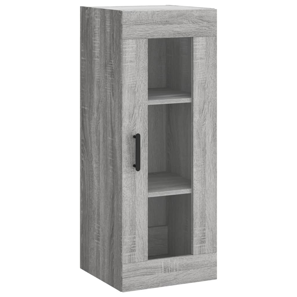 Visoka komoda siva sonome 34,5x34x180 cm od konstruiranog drva
