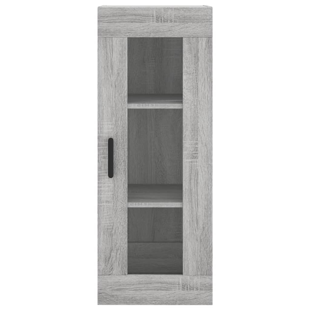 Visoka komoda siva sonome 34,5x34x180 cm od konstruiranog drva