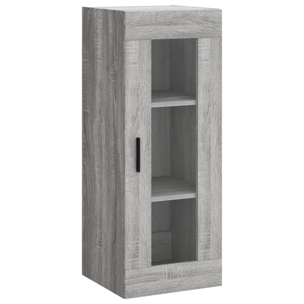 Visoka komoda siva sonome 34,5x34x180 cm od konstruiranog drva