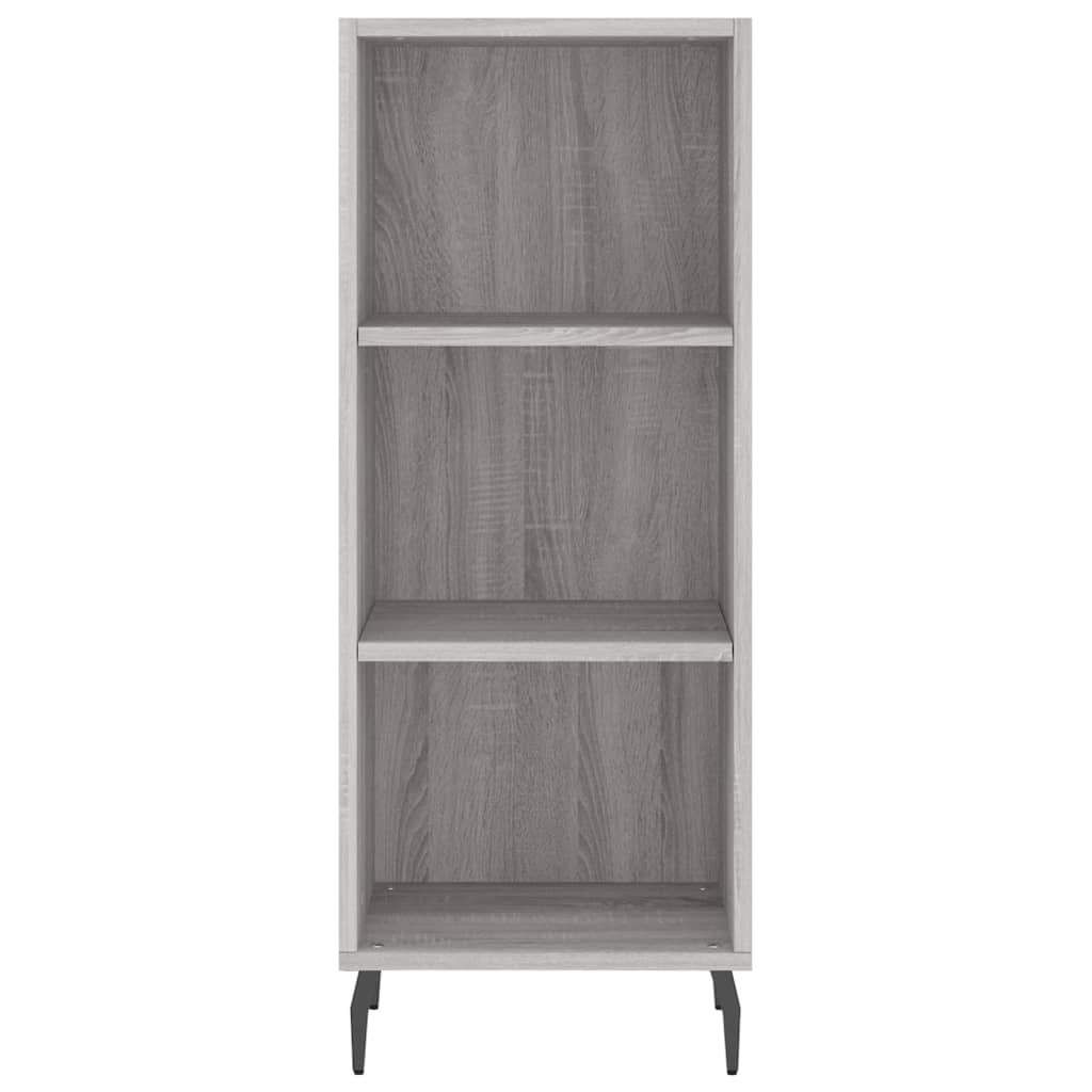 Visoka komoda siva sonome 34,5x34x180 cm od konstruiranog drva