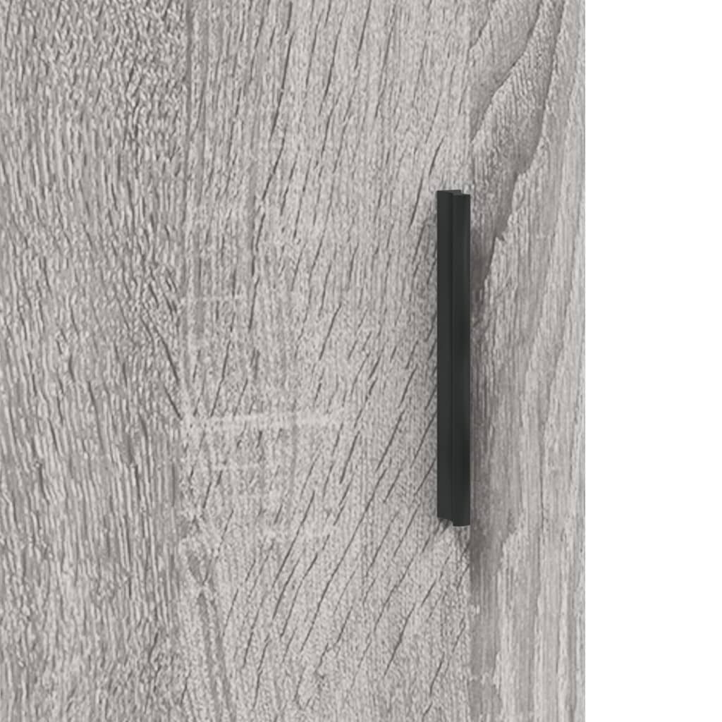 Visoka komoda siva sonome 34,5x34x180 cm od konstruiranog drva