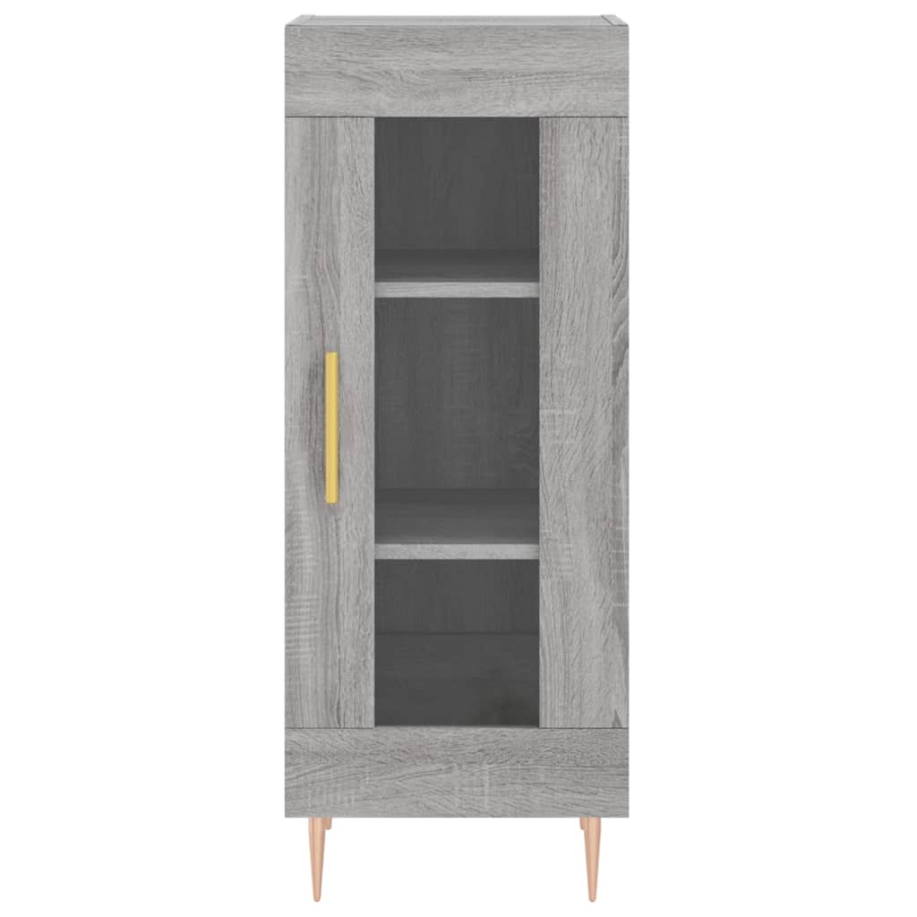 Visoka komoda siva sonome 34,5x34x180 cm od konstruiranog drva