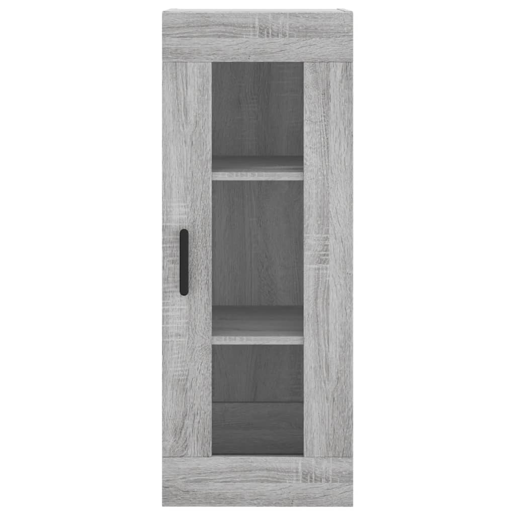 Visoka komoda siva sonome 34,5x34x180 cm od konstruiranog drva