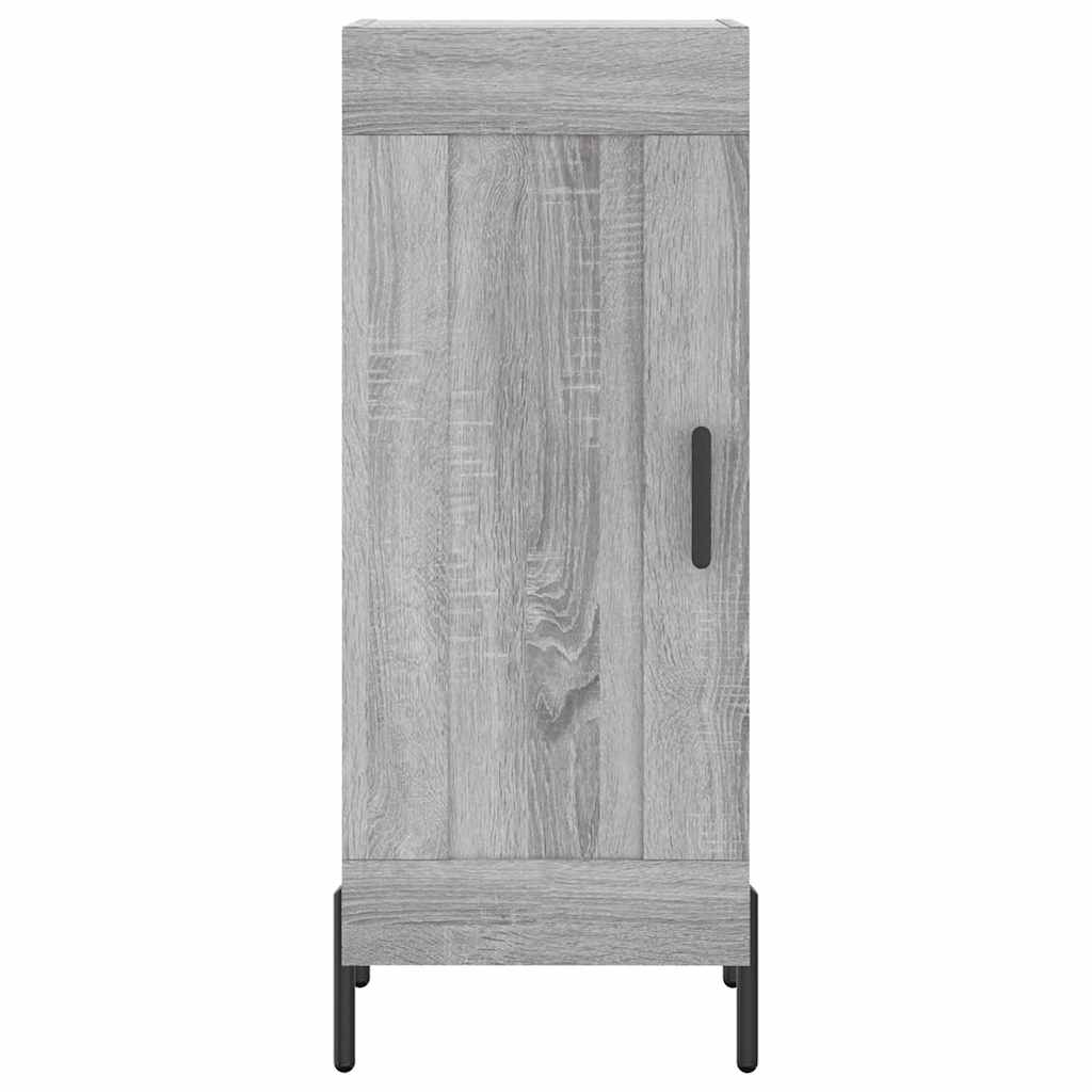 Visoka komoda siva sonome 34,5x34x180 cm od konstruiranog drva