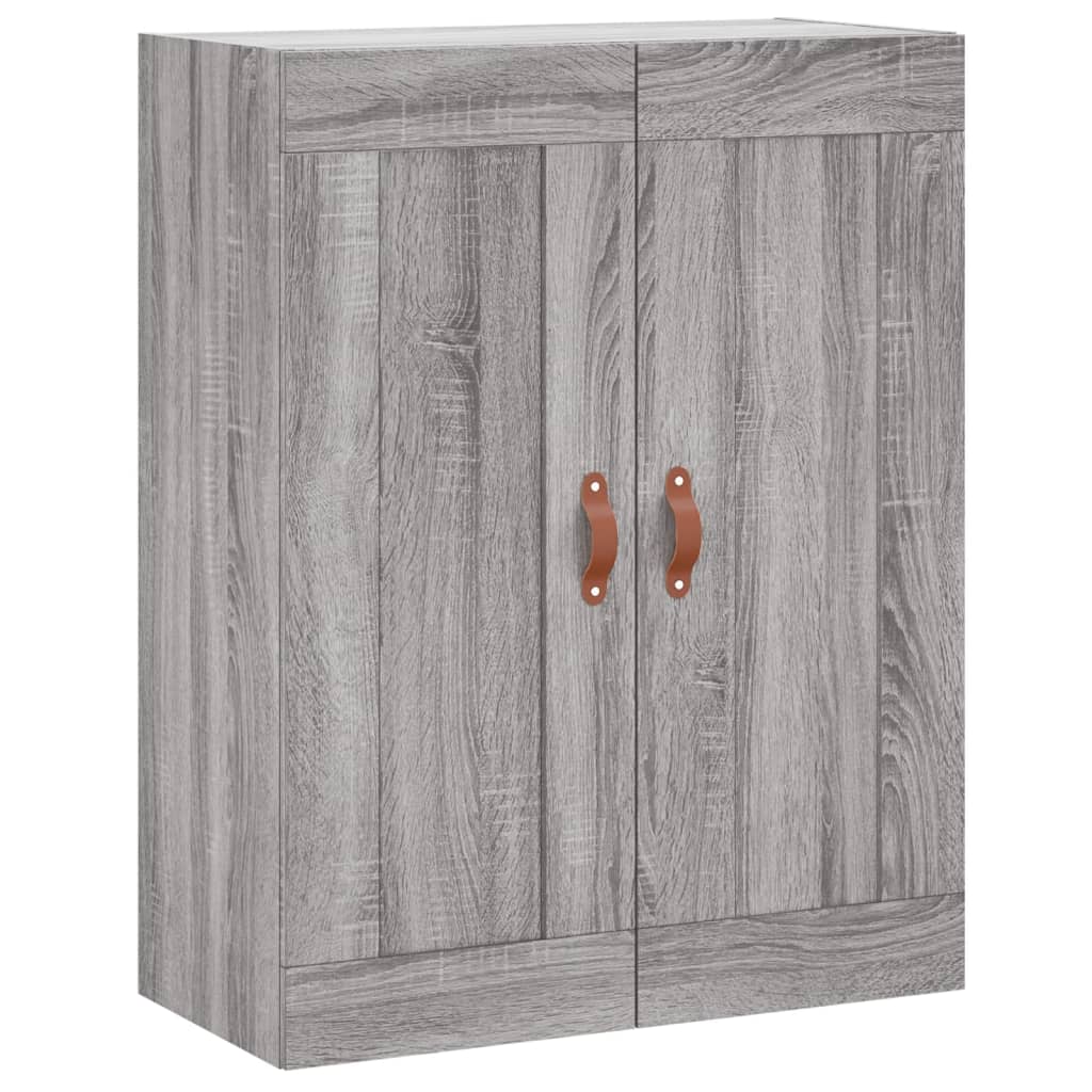 Visoka komoda siva sonome 69,5x34x180 cm od konstruiranog drva
