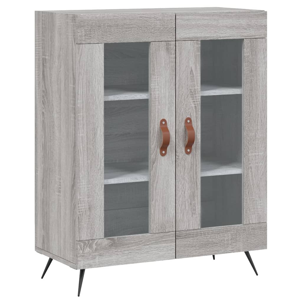 Visoka komoda siva sonome 69,5x34x180 cm od konstruiranog drva