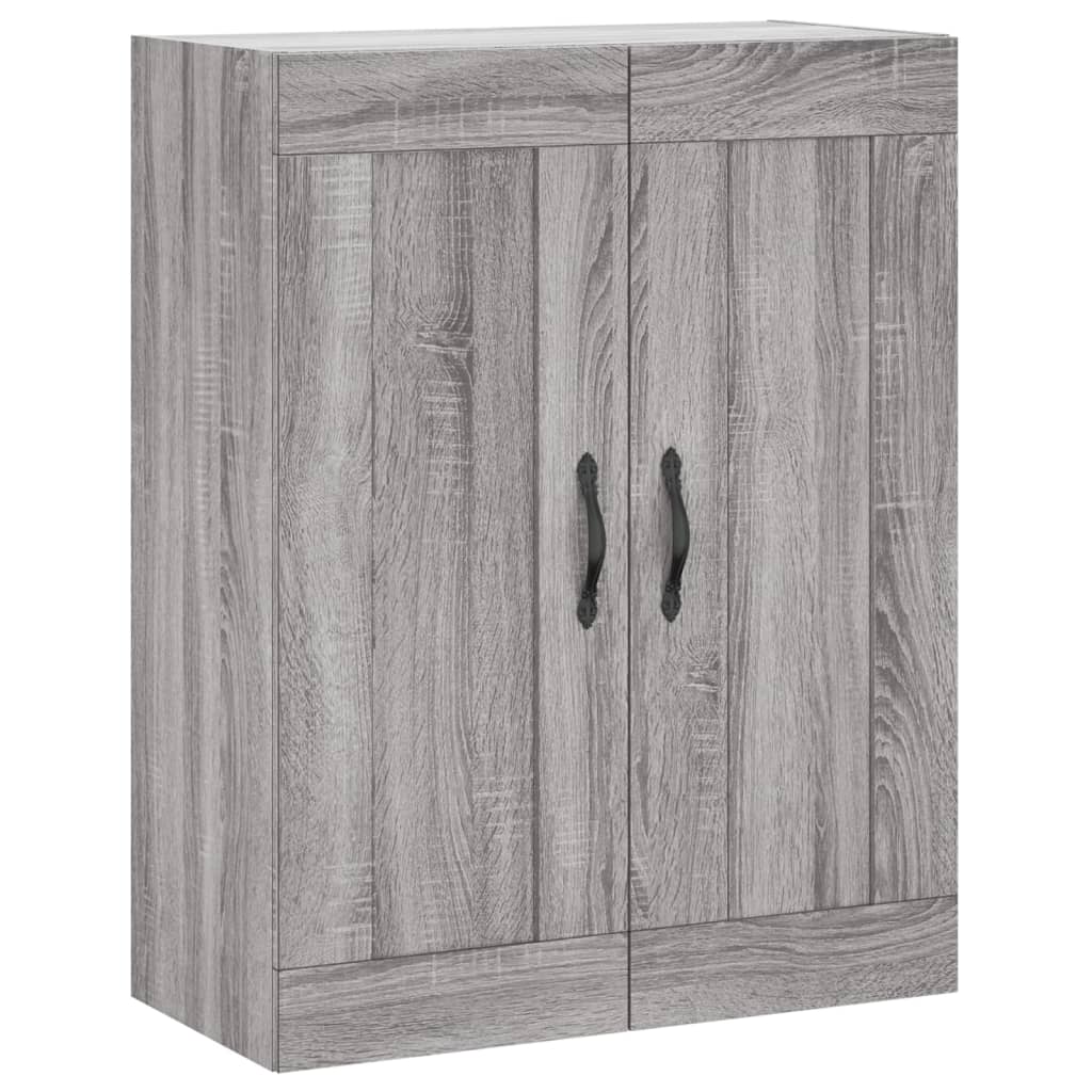 Visoka komoda siva sonome 69,5x34x180 cm od konstruiranog drva