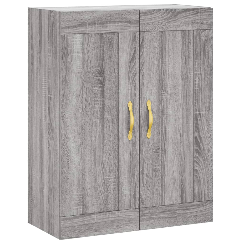 Visoka komoda siva sonome 69,5x34x180 cm od konstruiranog drva