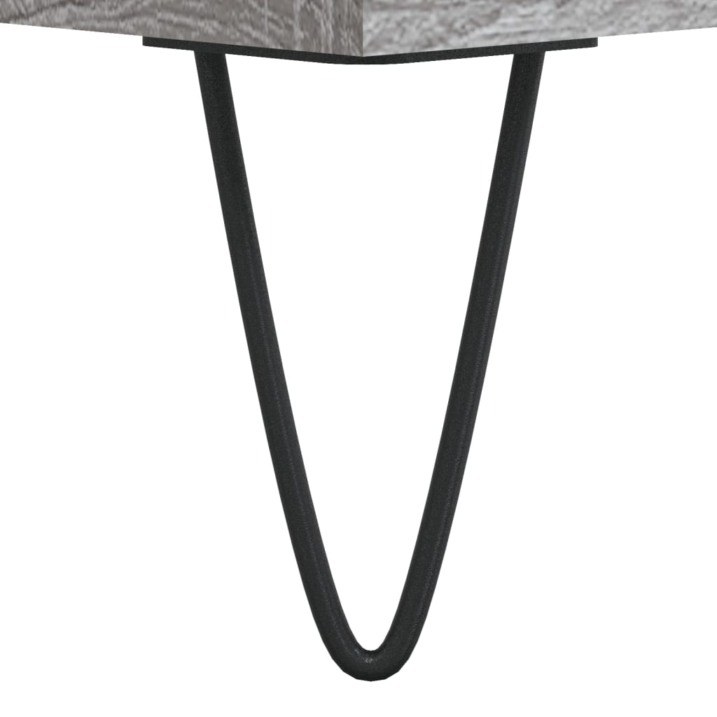 Visoka komoda siva sonome 69,5x34x180 cm od konstruiranog drva
