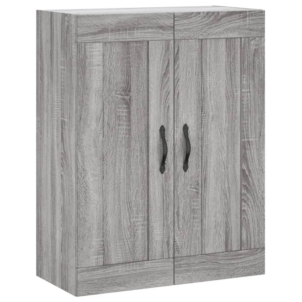 Visoka komoda siva sonome 69,5x34x180 cm od konstruiranog drva