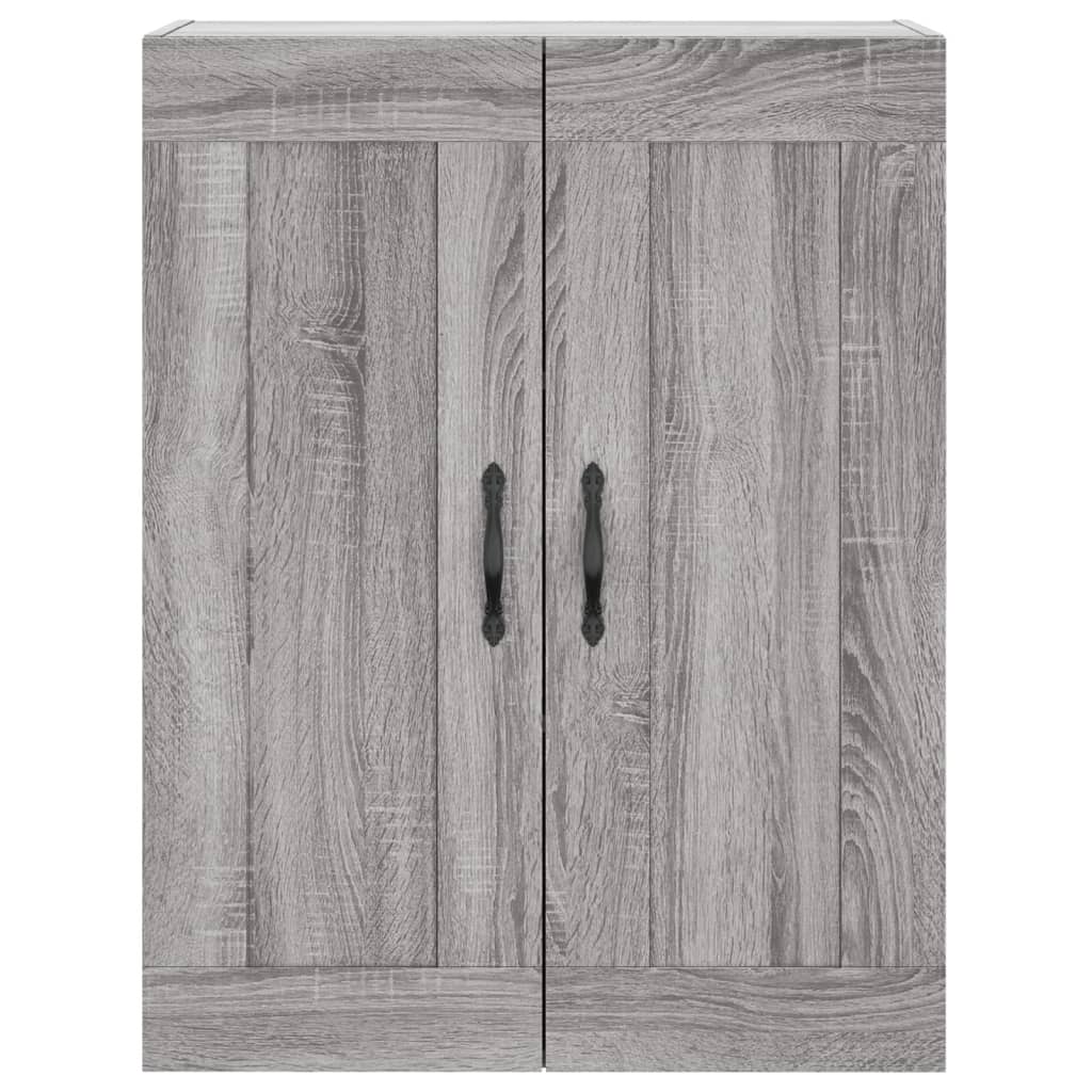 Visoka komoda siva sonome 69,5x34x180 cm od konstruiranog drva