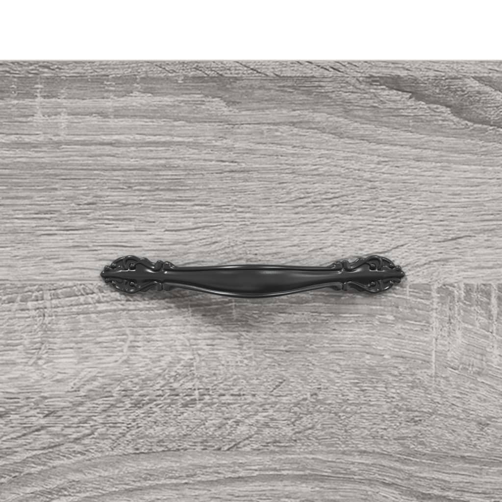 Visoka komoda siva sonome 69,5x34x180 cm od konstruiranog drva