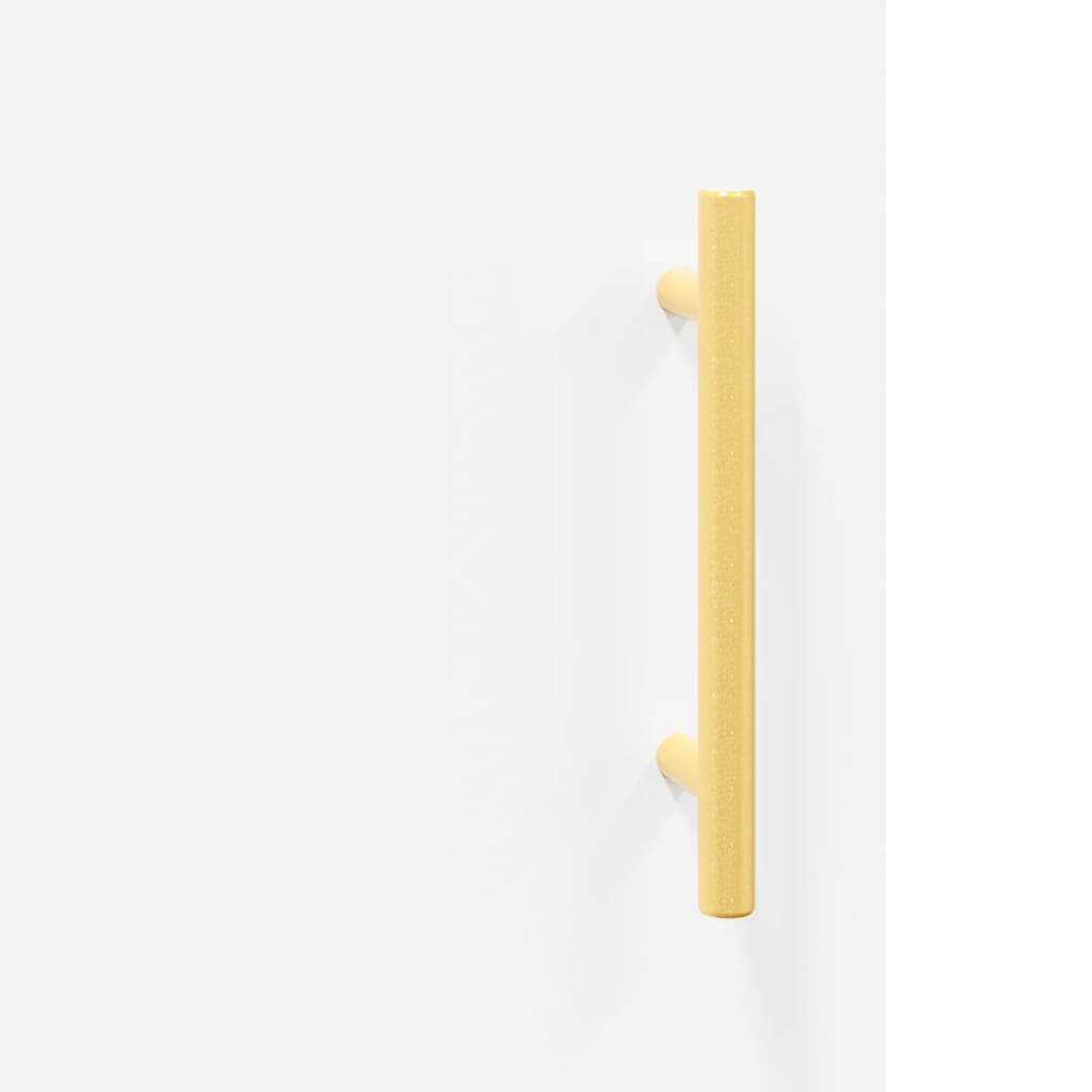 Visoka komoda bijela 69,5x34x180 cm konstruirano drvo