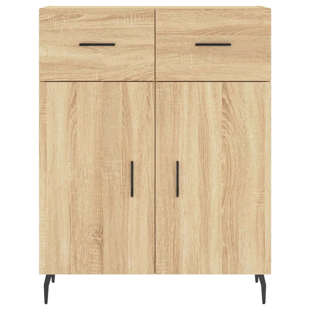 Visoka komoda hrasta sonome 69,5x34x180cm od konstruiranog drva
