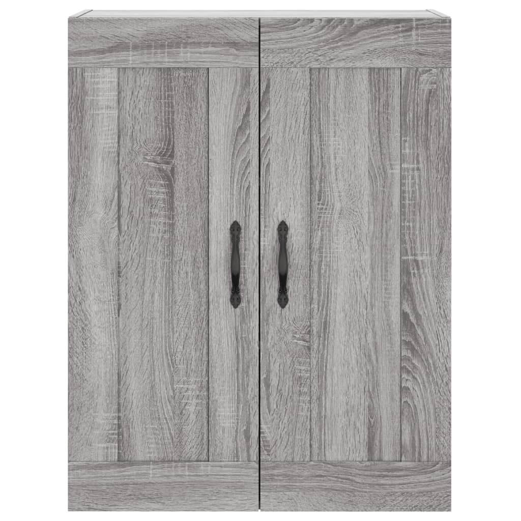 Visoka komoda siva sonome 69,5x34x180 cm od konstruiranog drva