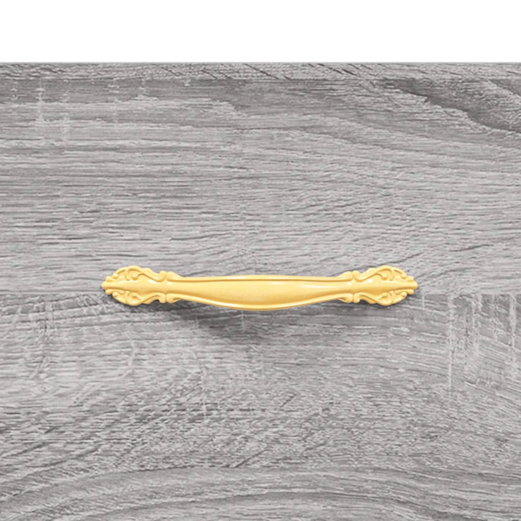 Visoka komoda siva sonome 69,5x34x180 cm od konstruiranog drva