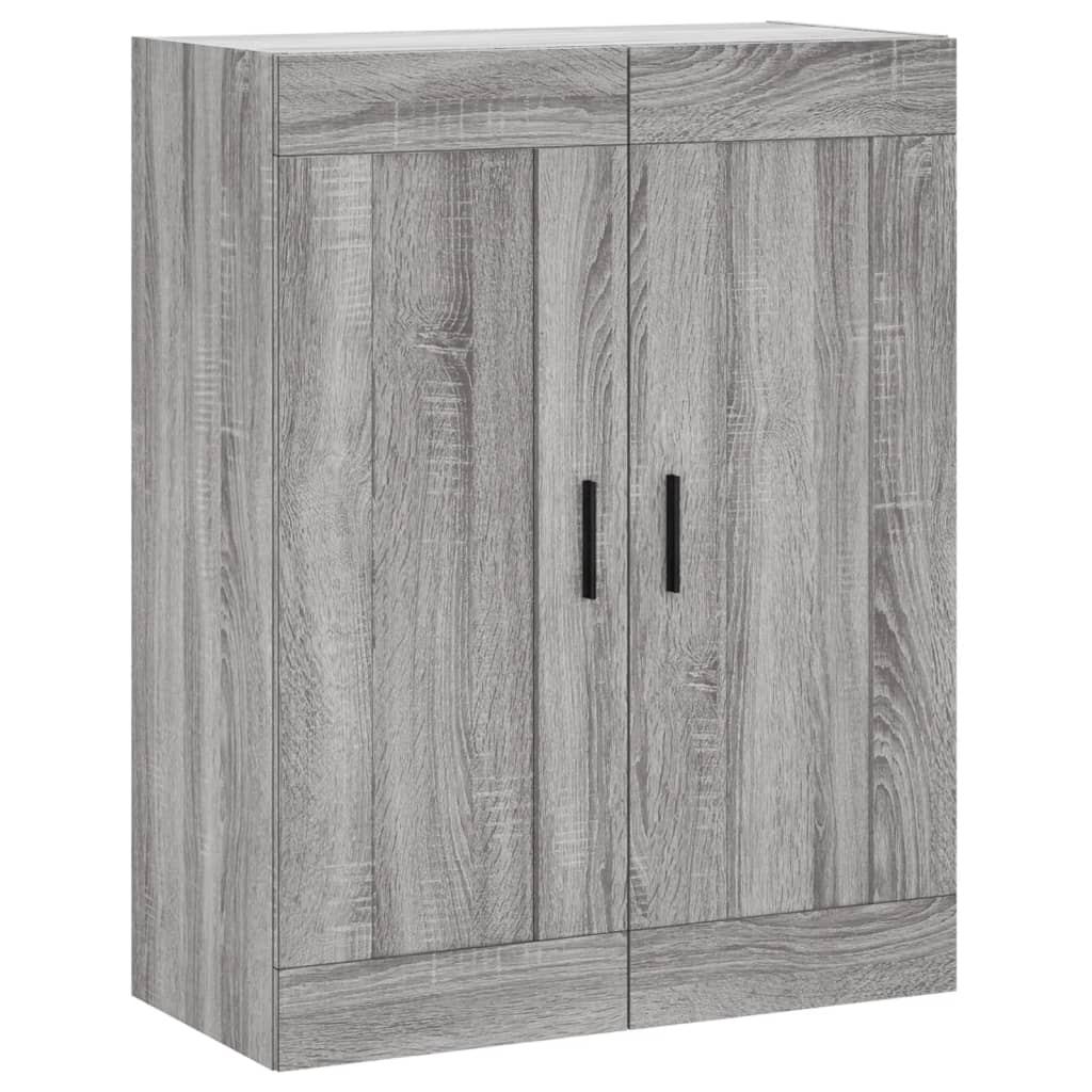 Visoka komoda siva sonome 69,5x34x180 cm od konstruiranog drva