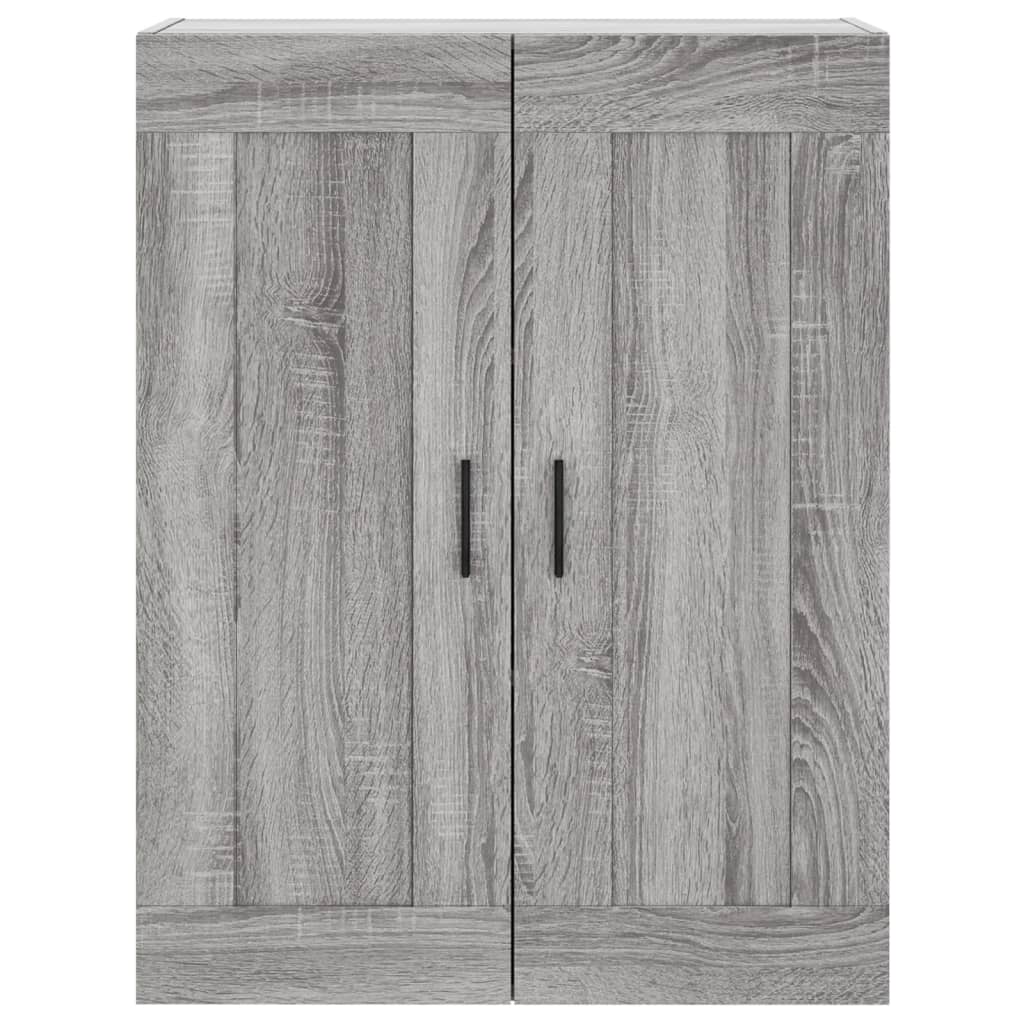 Visoka komoda siva sonome 69,5x34x180 cm od konstruiranog drva