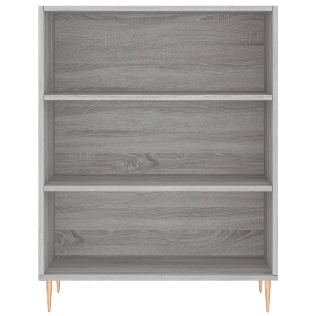 Visoka komoda siva sonome 69,5x34x180 cm od konstruiranog drva