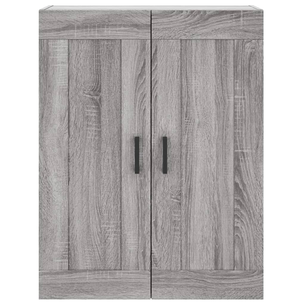 Visoka komoda siva sonome 69,5x34x180 cm od konstruiranog drva
