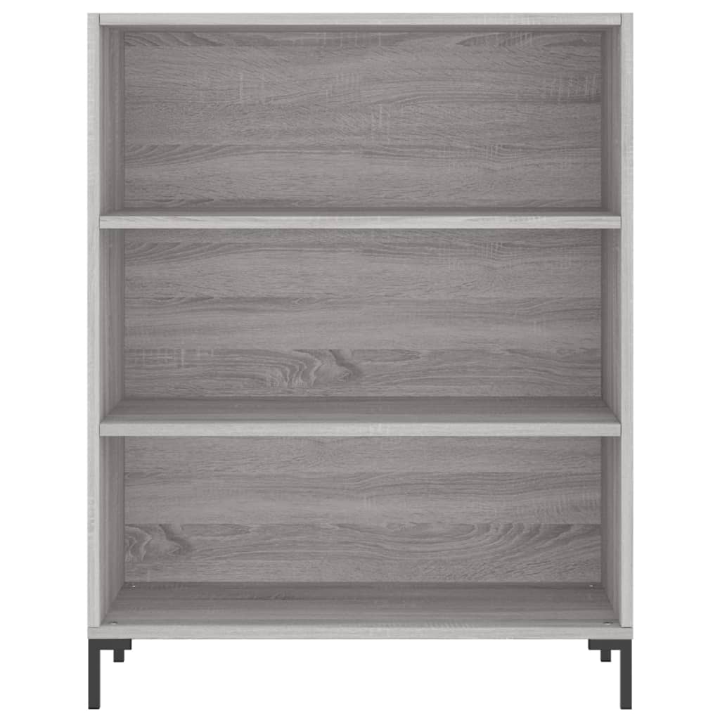 Visoka komoda siva sonome 69,5x34x180 cm od konstruiranog drva