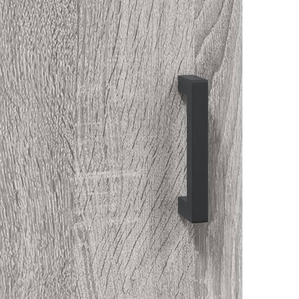 Visoka komoda siva sonome 69,5x34x180 cm od konstruiranog drva