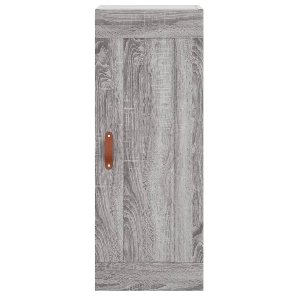 Visoka komoda siva sonome 34,5x34x180 cm od konstruiranog drva