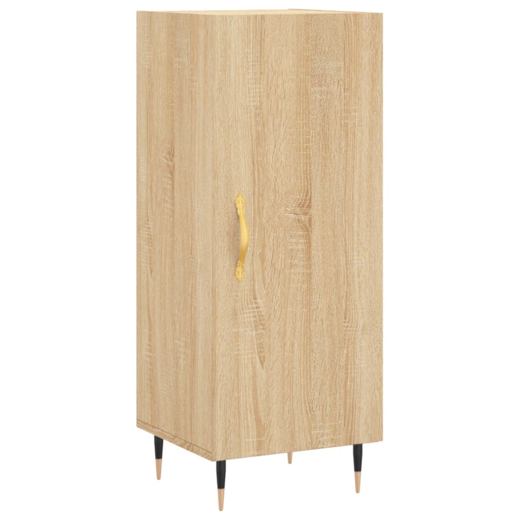 Visoka komoda hrasta sonome 34,5x34x180cm od konstruiranog drva