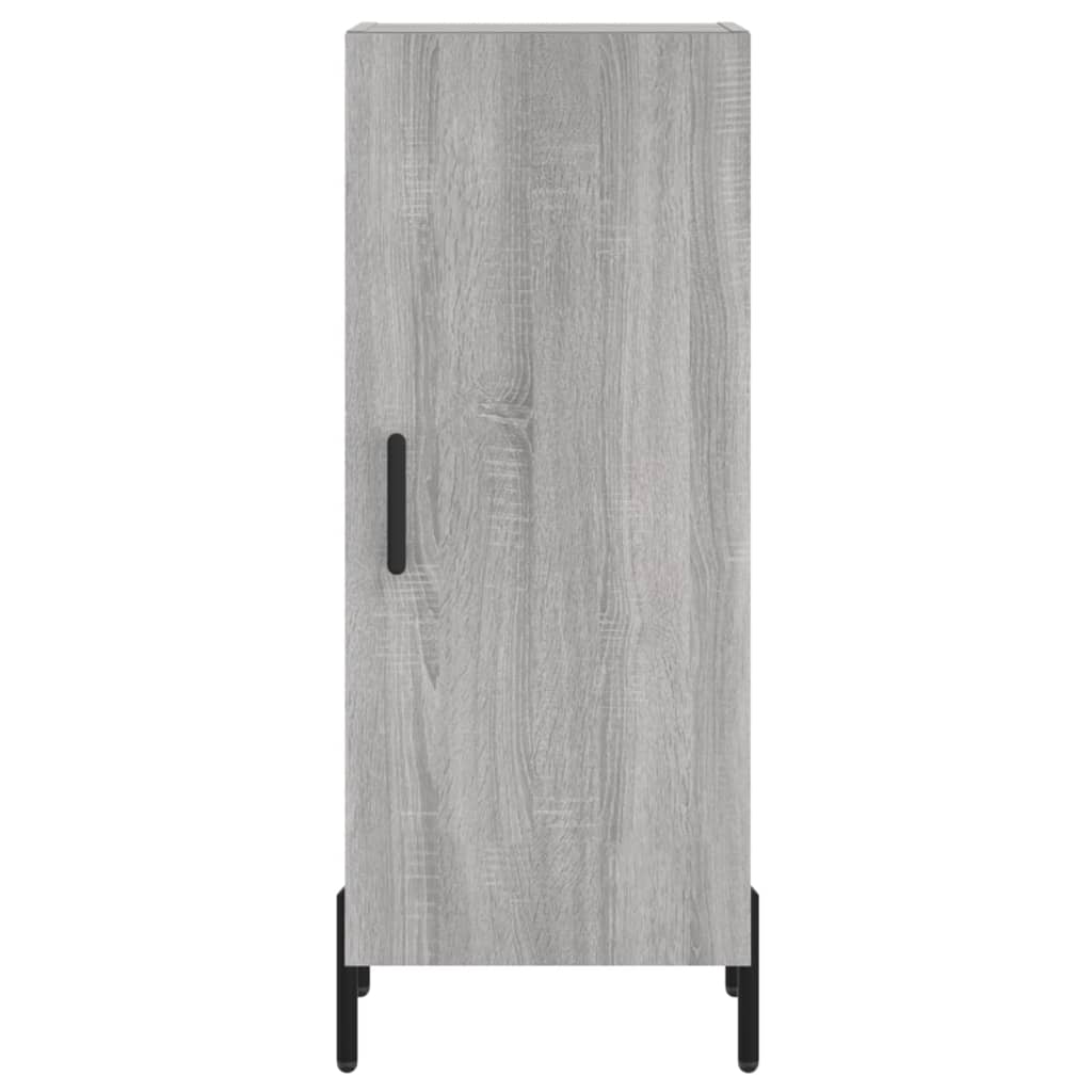 Visoka komoda siva sonome 34,5x34x180 cm od konstruiranog drva