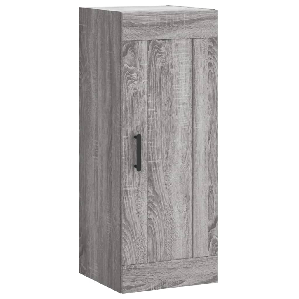 Visoka komoda siva sonome 34,5x34x180 cm od konstruiranog drva