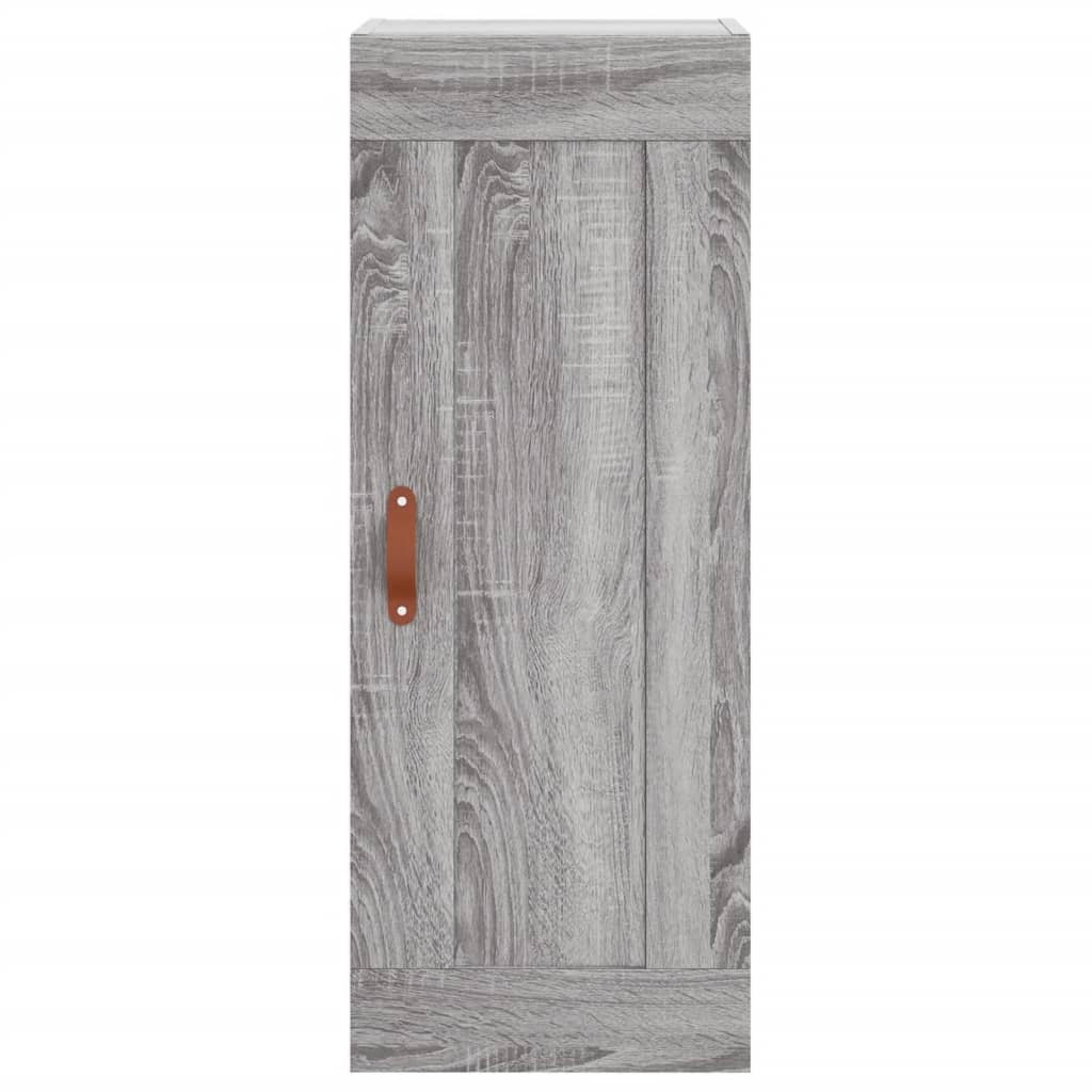 Visoka komoda siva sonome 34,5x34x180 cm od konstruiranog drva