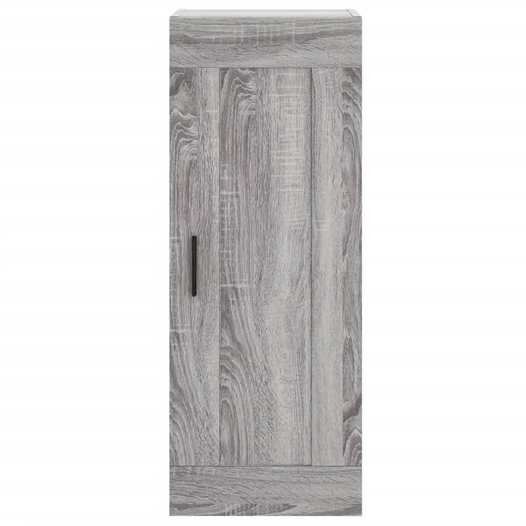 Visoka komoda siva sonome 34,5x34x180 cm od konstruiranog drva