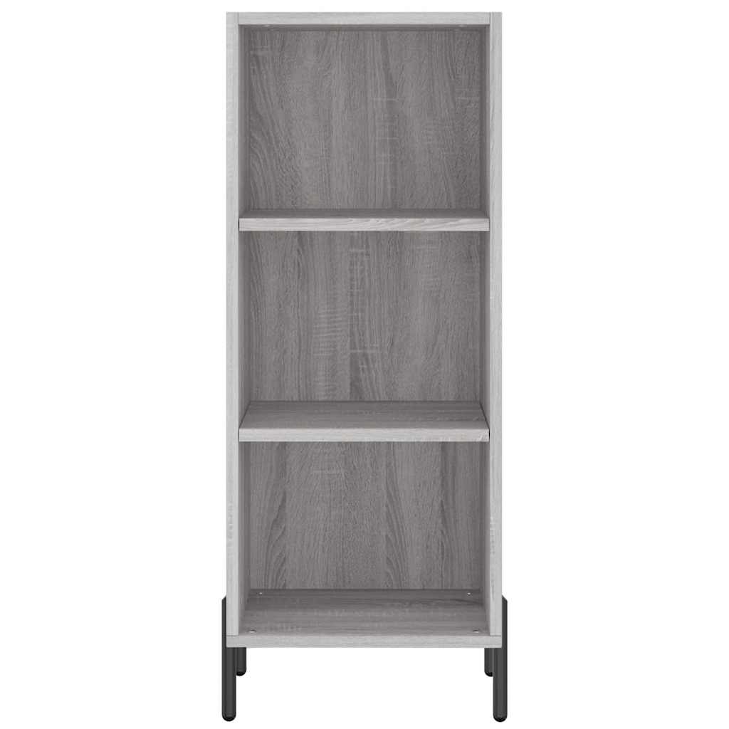 Visoka komoda siva sonome 34,5x34x180 cm od konstruiranog drva