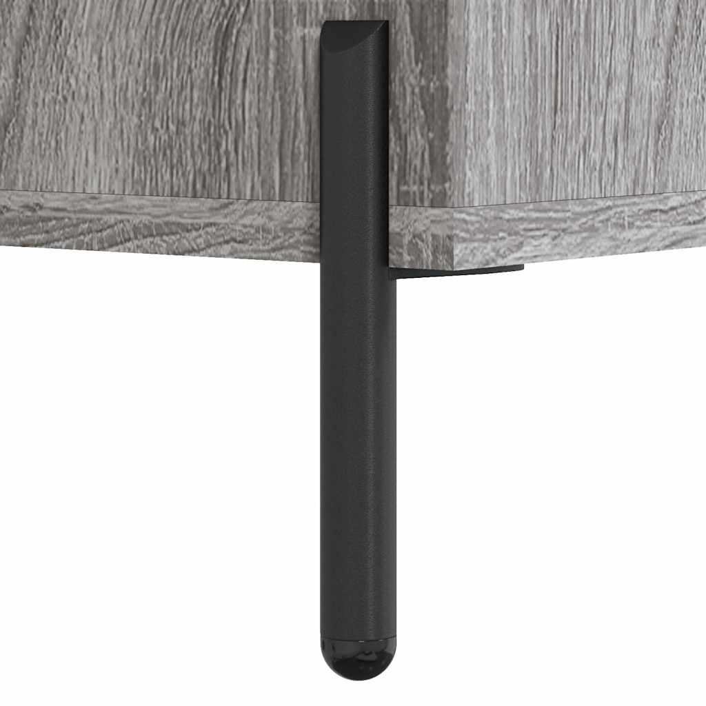 Visoka komoda siva sonome 34,5x34x180 cm od konstruiranog drva