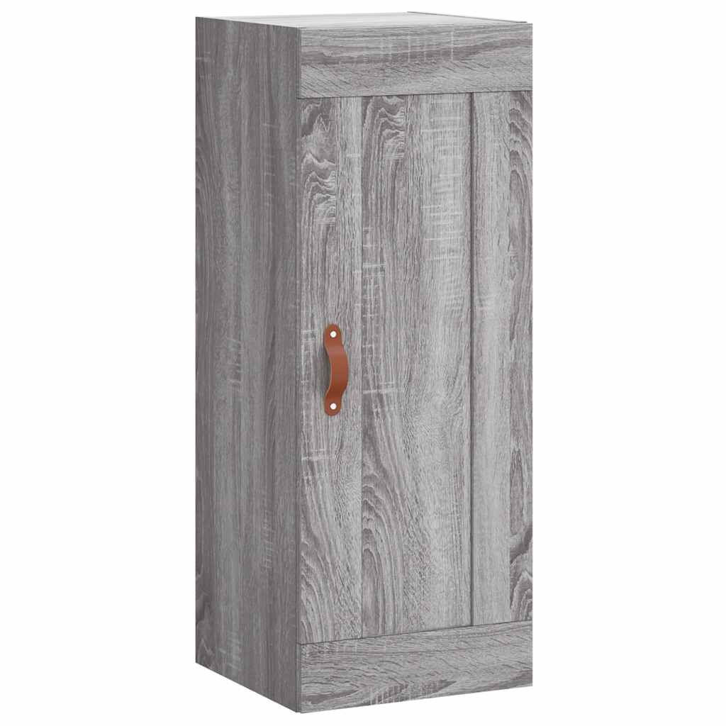 Visoka komoda siva sonome 34,5x34x180 cm od konstruiranog drva