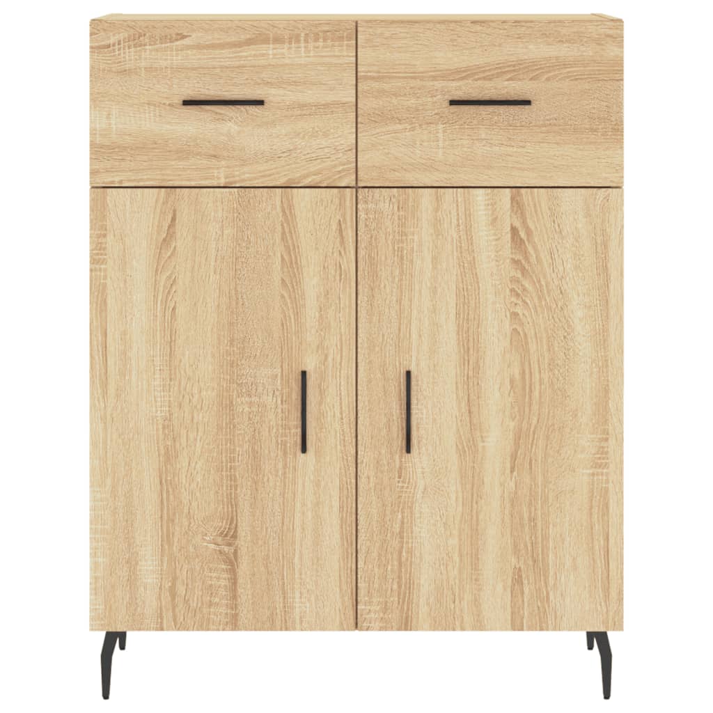 Visoka komoda hrasta sonome 69,5x34x180cm od konstruiranog drva