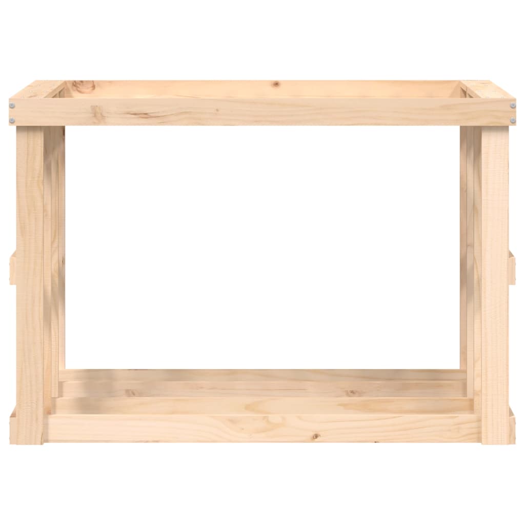 Vanjski držač za cjepanice 108 x 52 x 74 od masivne borovine