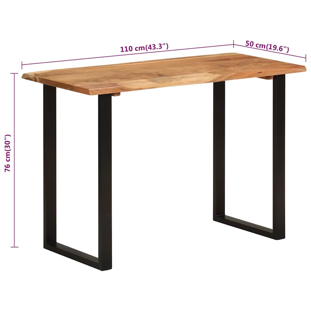 Blagovaonski stol 110 x 50 x 76 cm od masivnog bagremovog drva