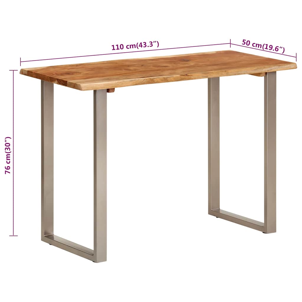 Blagovaonski stol 110 x 50 x 76 cm od masivnog bagremovog drva