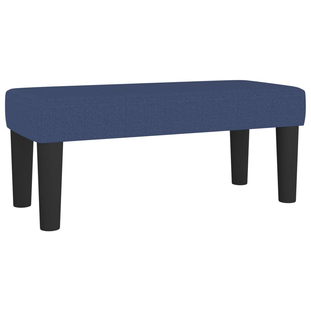 Krevet s oprugama i madracem plavi 80x200 cm od tkanine