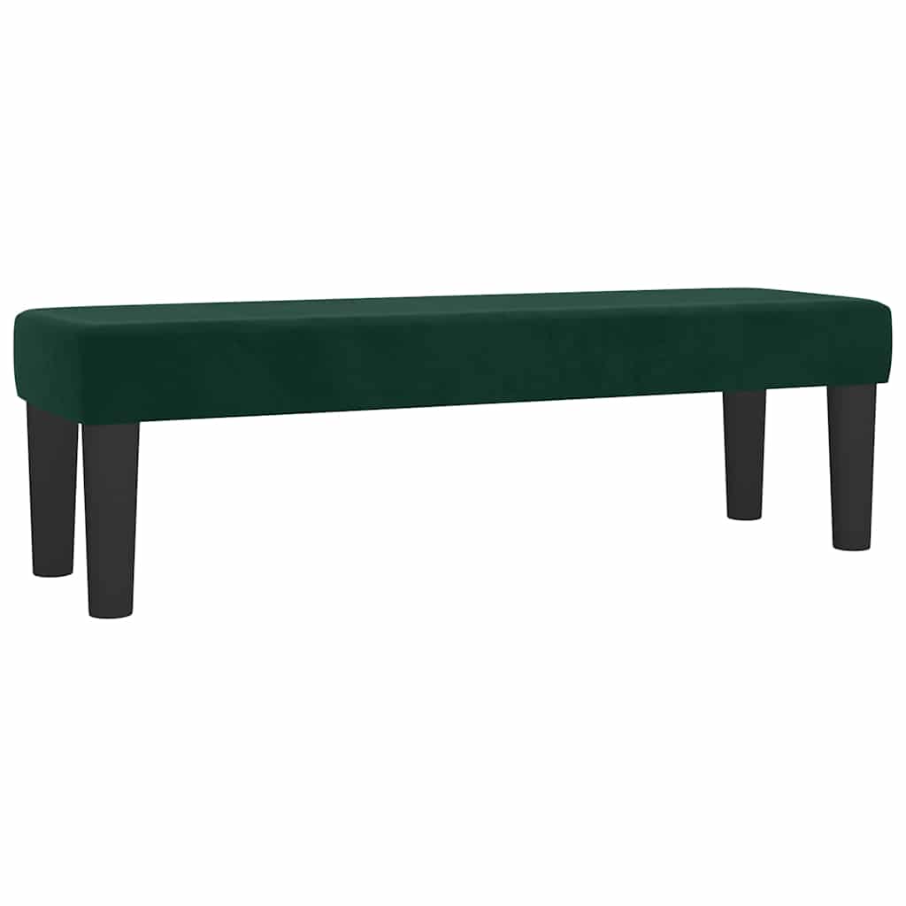 Krevet s oprugama i madracem tamnozeleni 180x200 cm baršunasti