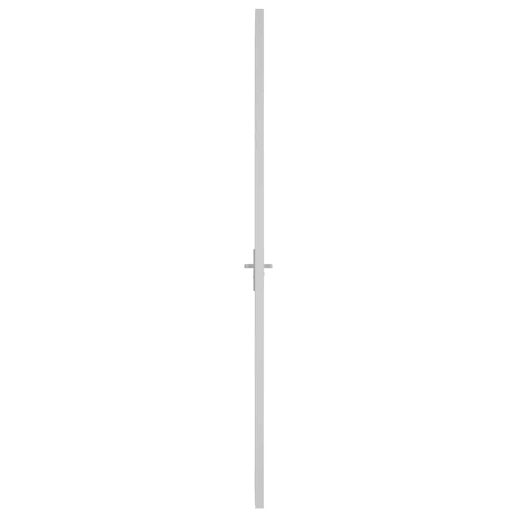 Unutarnja vrata 76 x 201,5 cm Bijela od ESG stakla i aluminija