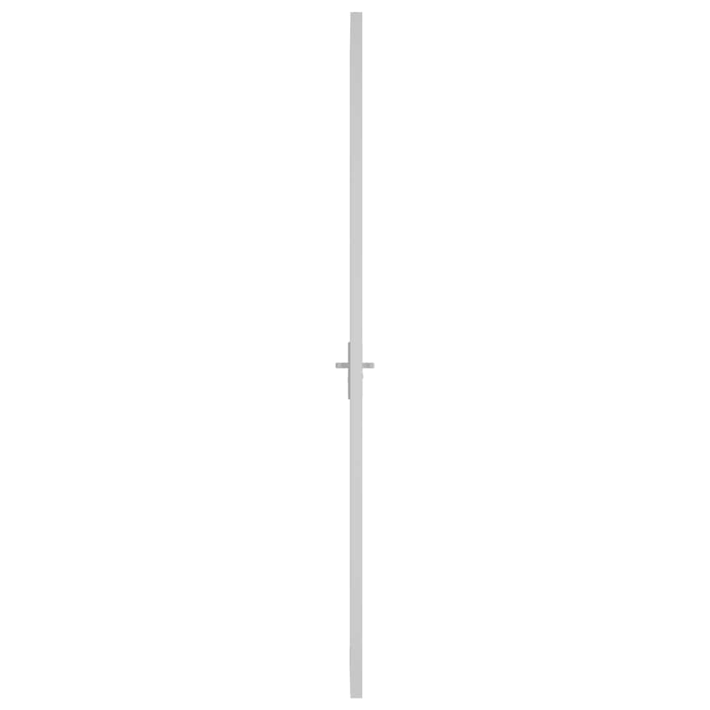 Unutarnja vrata 83 x 201,5 cm Bijela od ESG stakla i aluminija