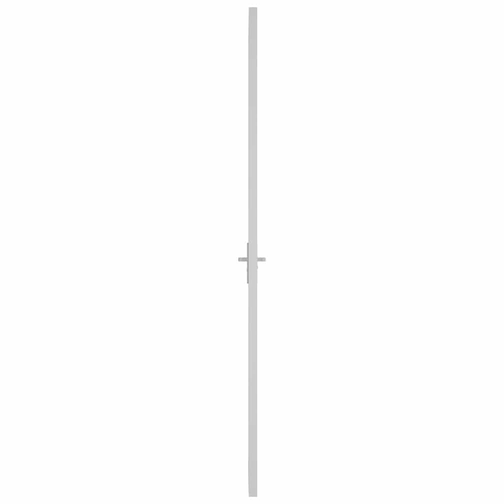 Unutarnja vrata 83 x 201,5 cm Bijela od mat stakla i aluminija