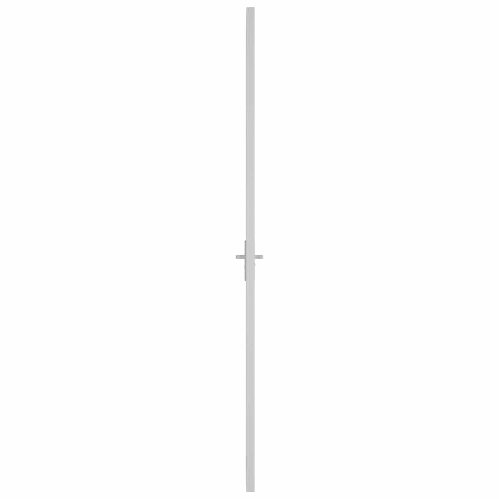 Unutarnja vrata 83 x 201,5 cm Bijela od ESG stakla i aluminija